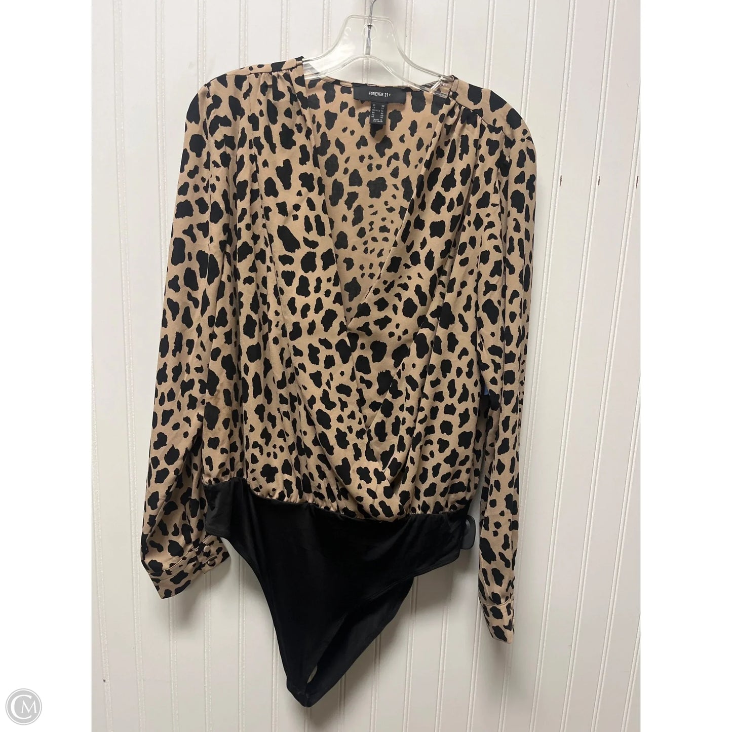 Bodysuit By Forever 21 In Animal Print, Size: 1x