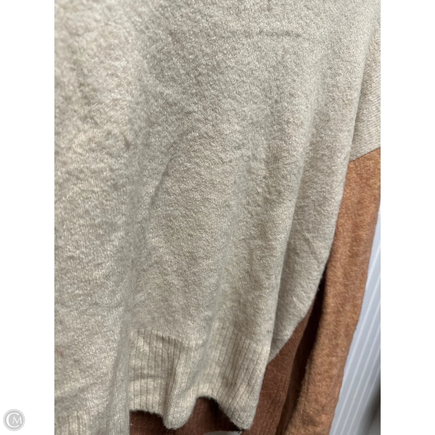 Sweater By Madewell In Cream & Orange, Size: Xs