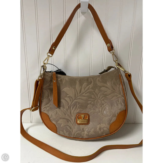 Crossbody Leather By Valentina, Size: Medium