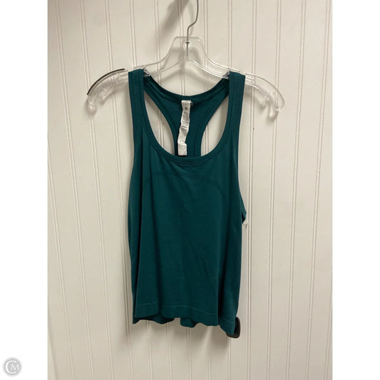Athletic Tank Top By Lululemon In Teal, Size: M