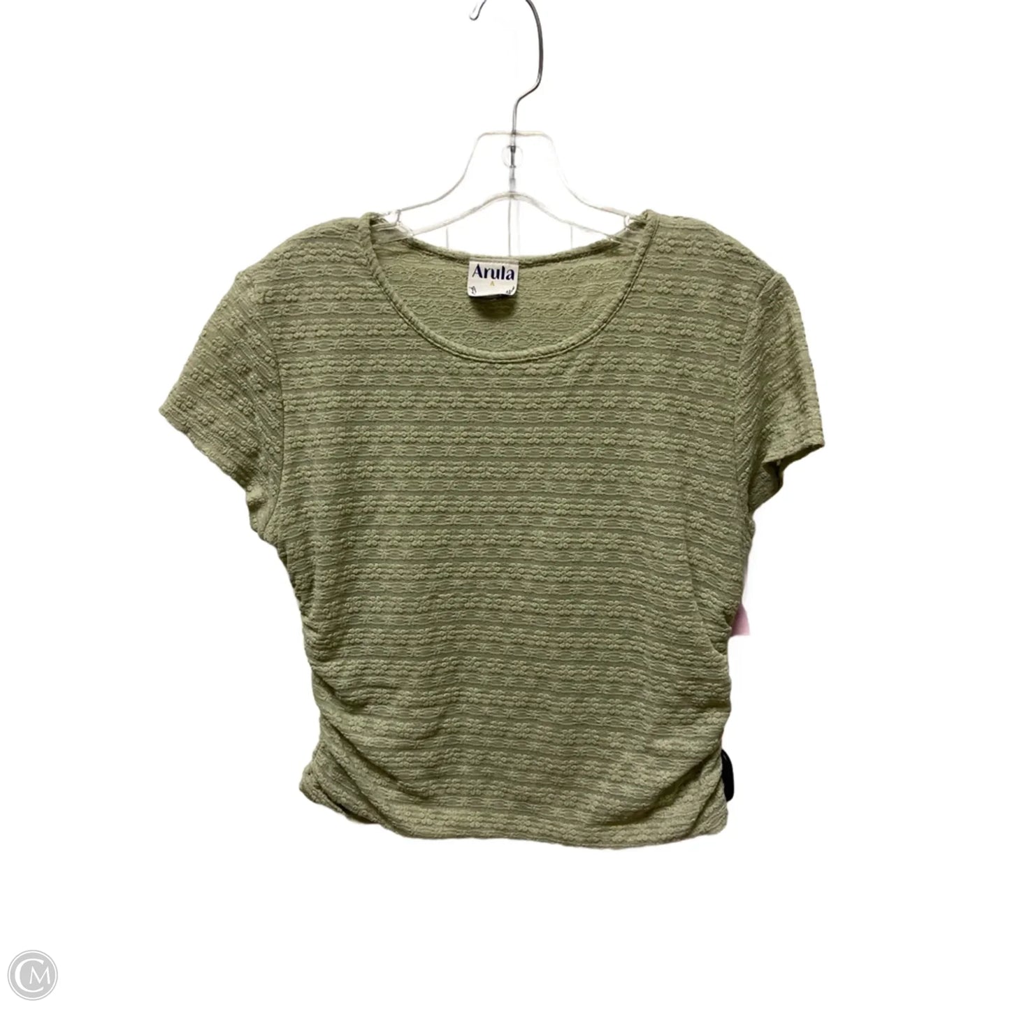 Top Short Sleeve By Arula In Green, Size: M
