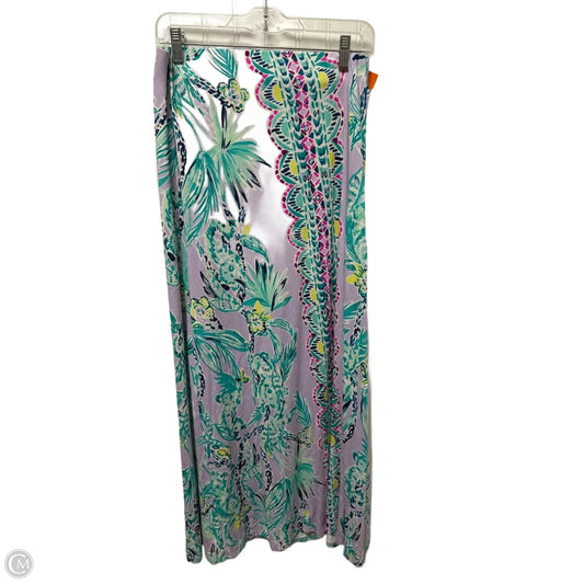 Skirt Designer By Lilly Pulitzer In Green & Purple, Size: M