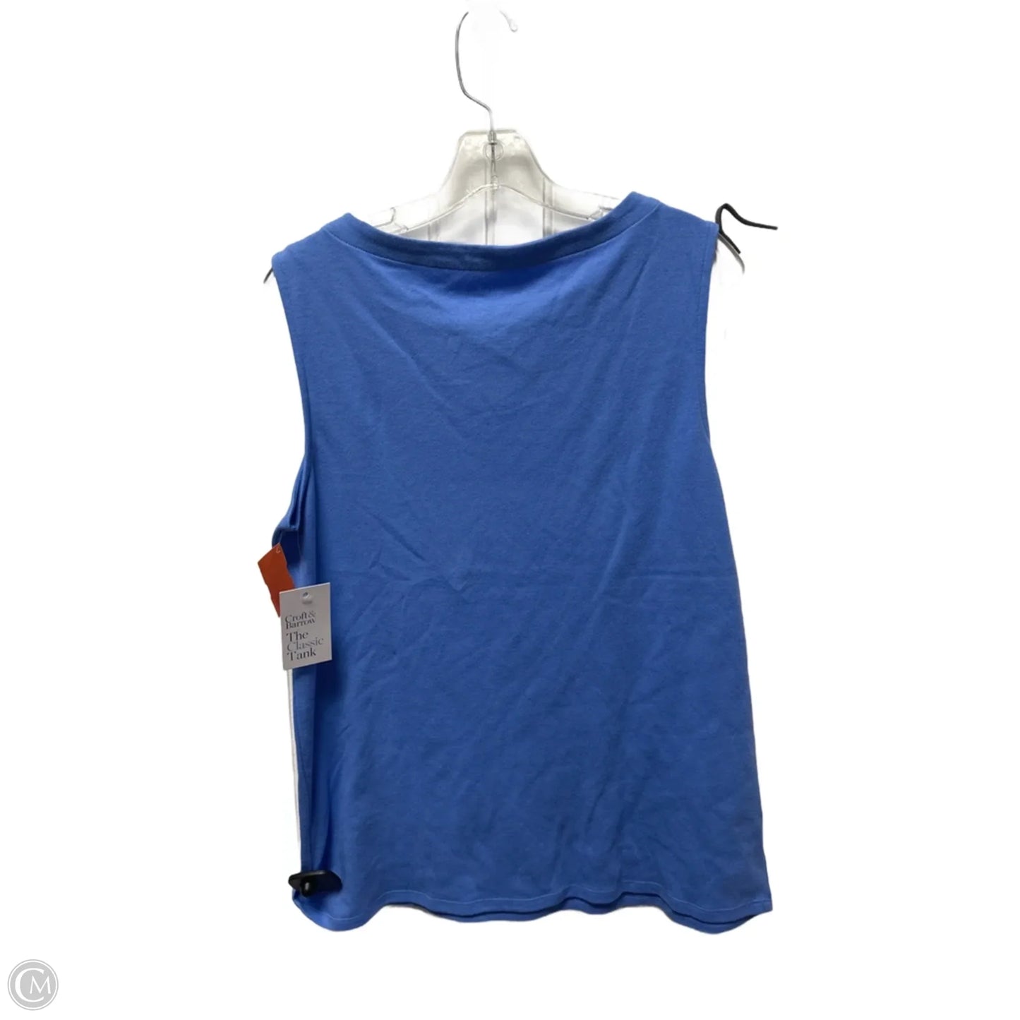 Top Sleeveless Basic By Croft And Barrow In Blue, Size: L