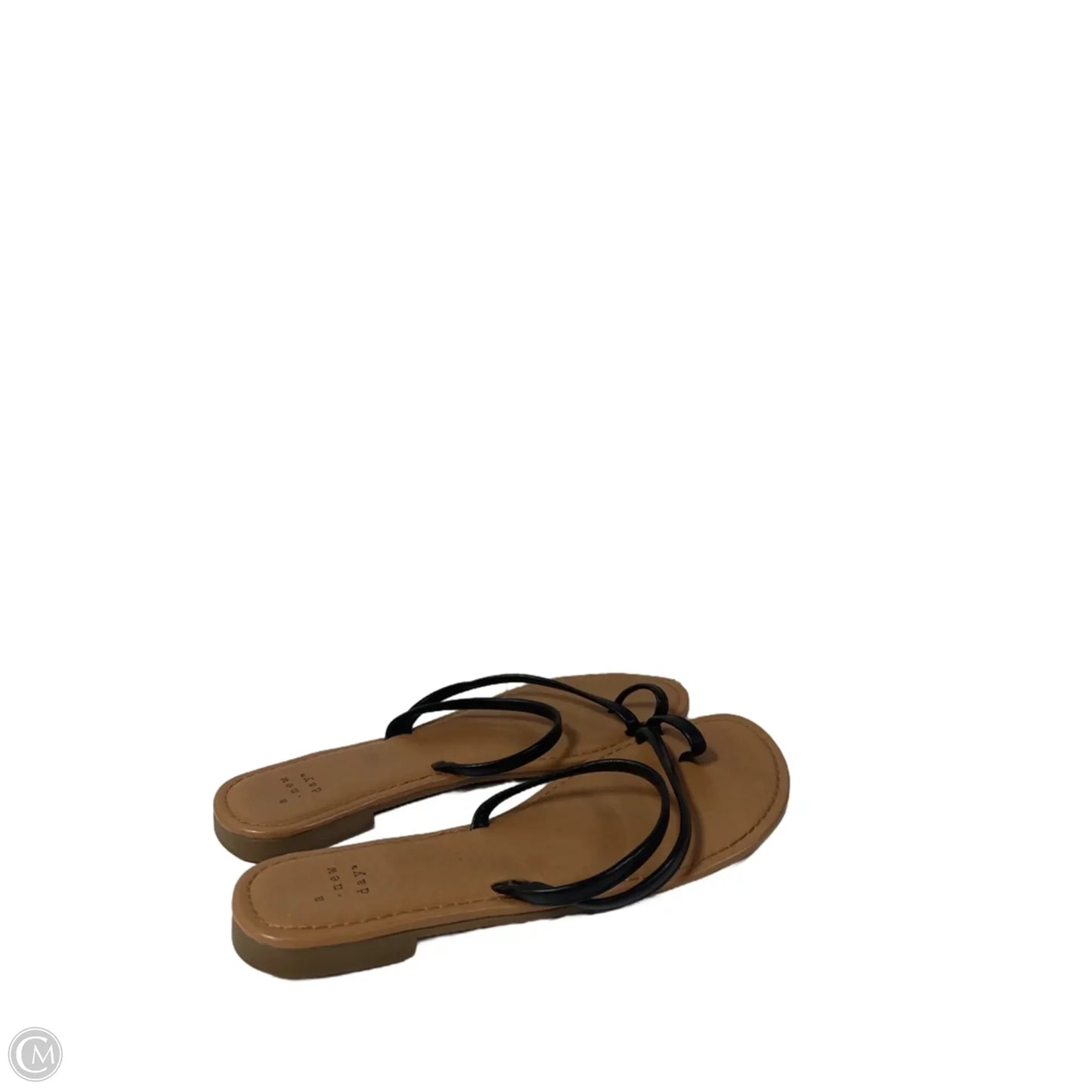 Sandals Flats By A New Day In Black, Size: 6.5