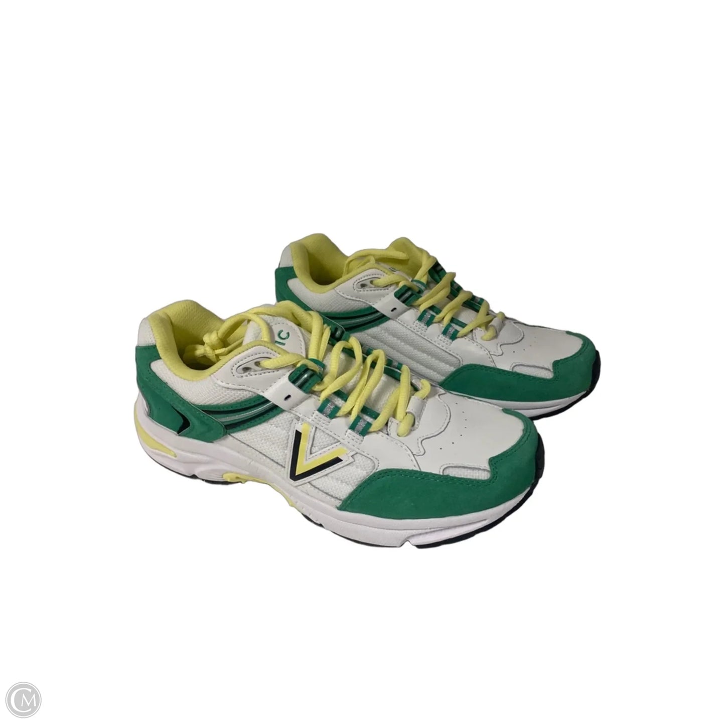 Shoes Athletic By Vionic In Green & White, Size: 8.5