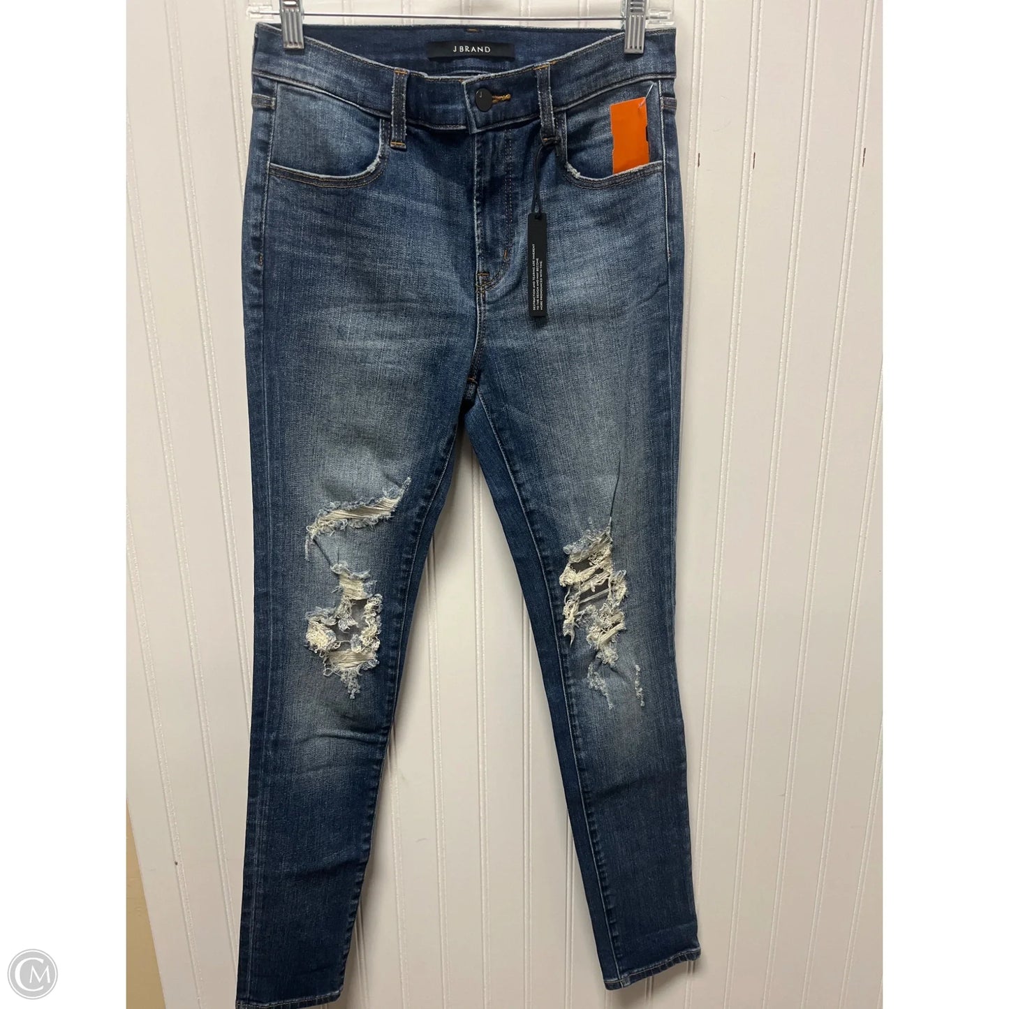 Jeans Skinny By J Brand In Blue Denim, Size: 4