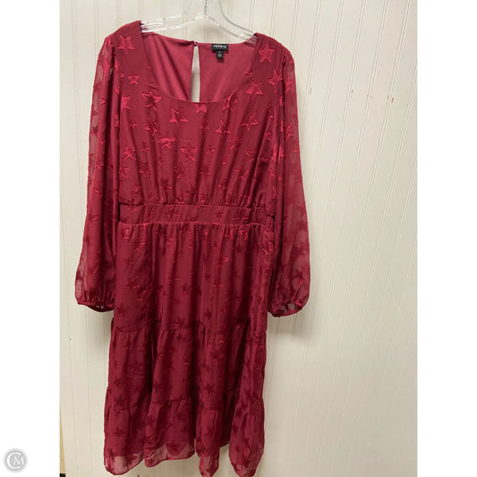 Dress Party Midi By Torrid In Red, Size: 1x