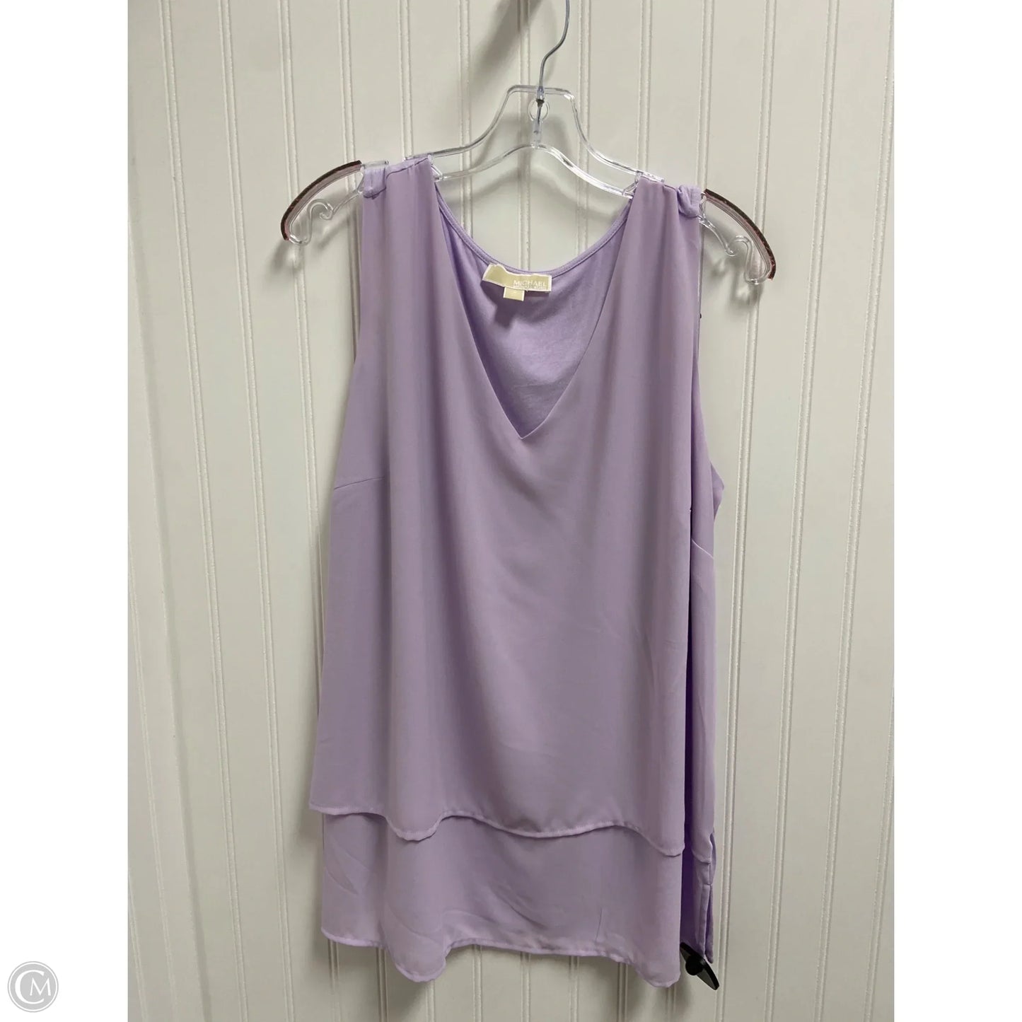 Top Sleeveless By Michael By Michael Kors In Purple, Size: 1x