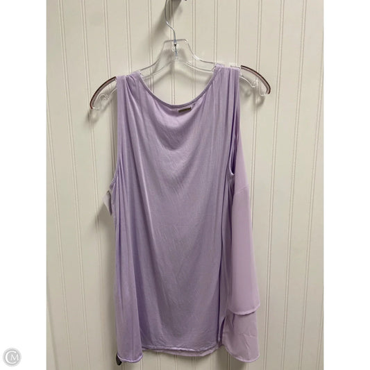 Top Sleeveless By Michael By Michael Kors In Purple, Size: 1x