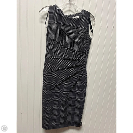 Dress Work By Calvin Klein In Black & White, Size: Sp
