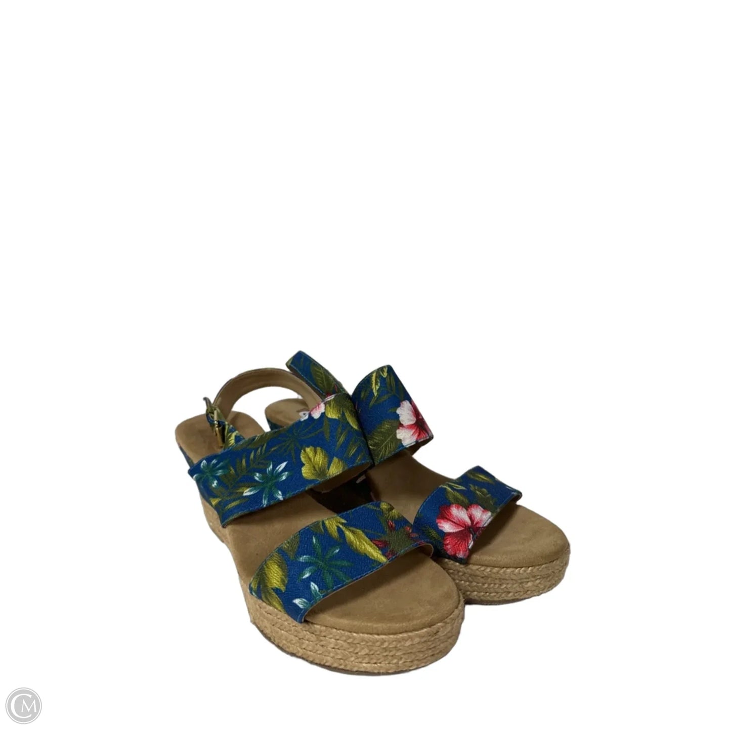 Shoes Heels Block By White Mountain In Blue, Size: 9