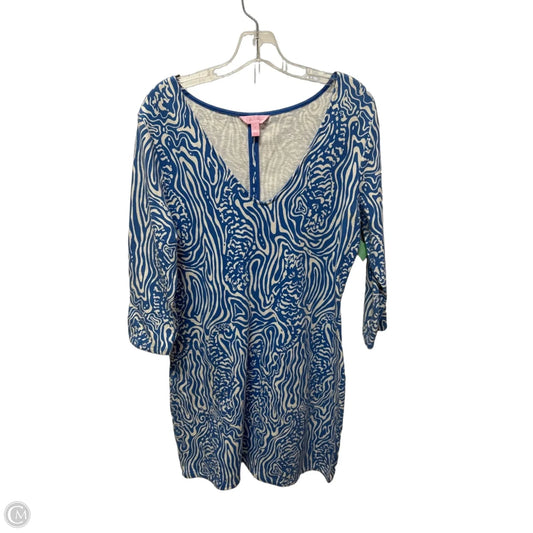 Dress Designer By Lilly Pulitzer In Blue, Size: L