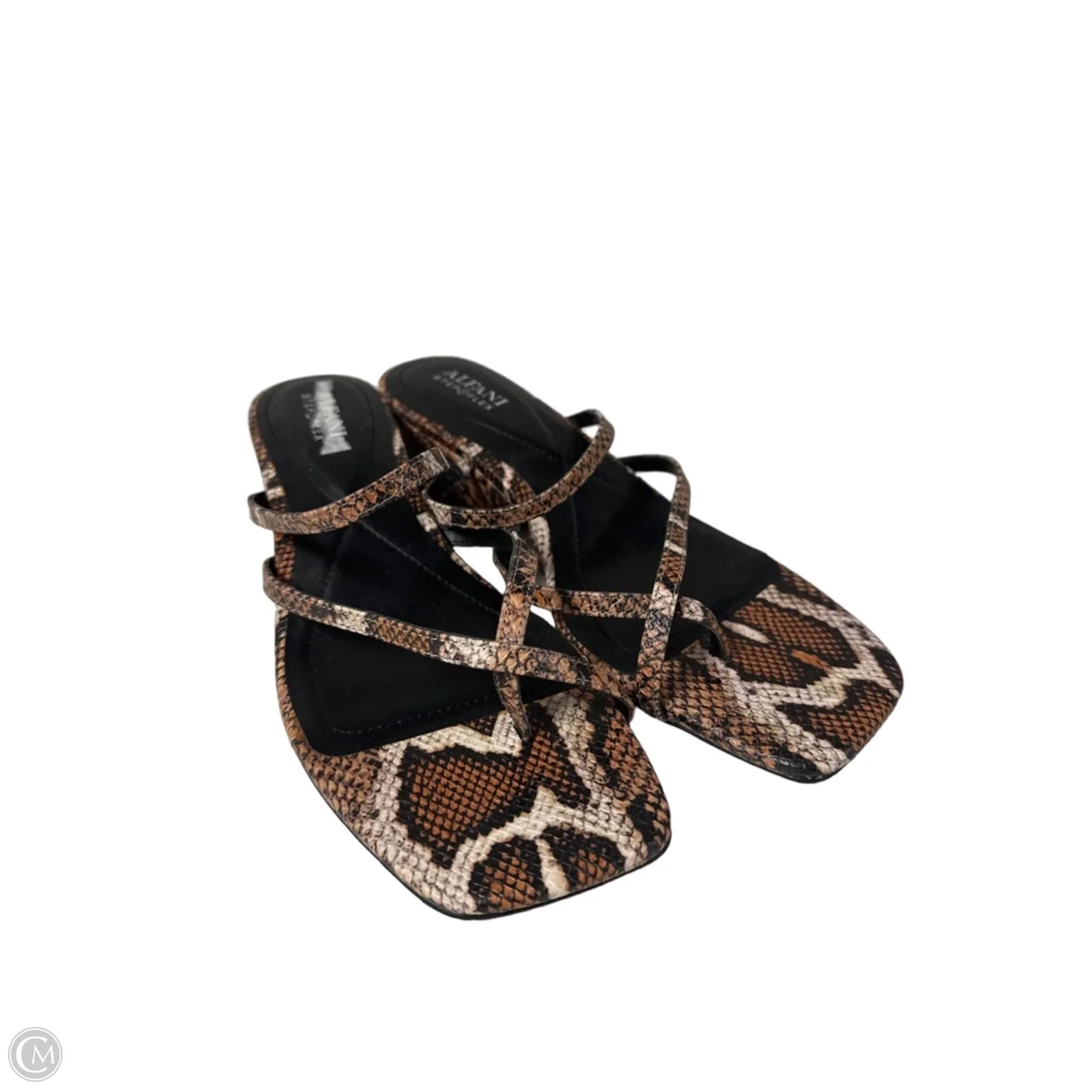 Shoes Heels Block By Alfani In Snakeskin Print, Size: 9