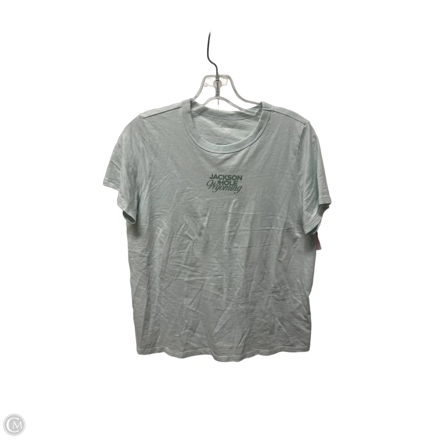 Top Short Sleeve By Old Navy In Green, Size: S