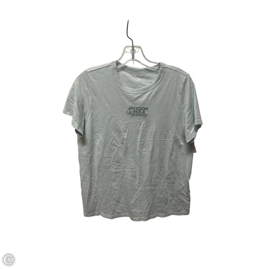Top Short Sleeve By Old Navy In Green, Size: S