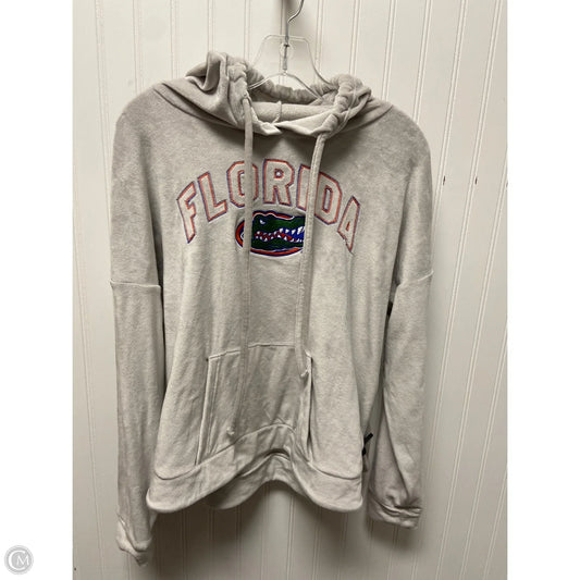Sweatshirt Hoodie By Clothes Mentor In Grey, Size: L