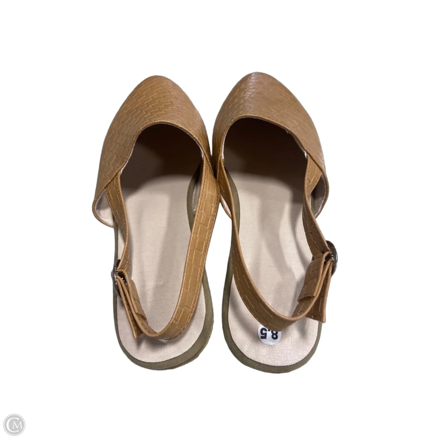Shoes Flats By Clothes Mentor In Brown, Size: 8.5