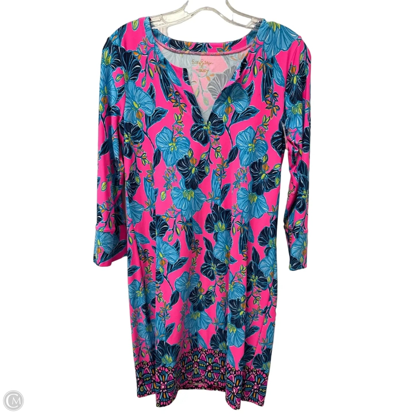 Dress Designer By Lilly Pulitzer In Blue & Pink, Size: S