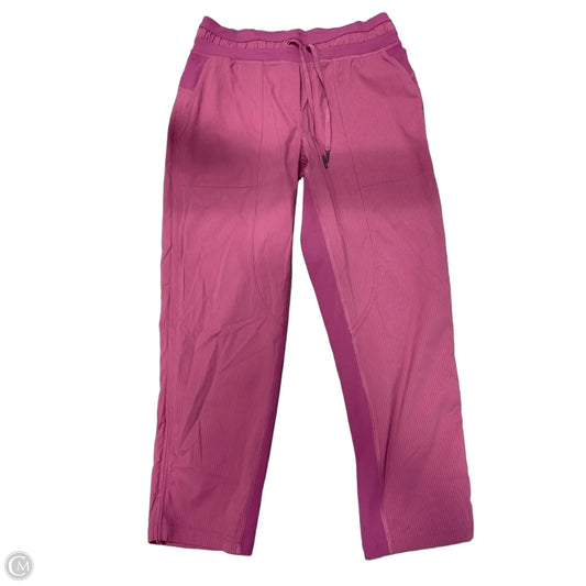 Athletic Pants By Lululemon In Pink, Size: S