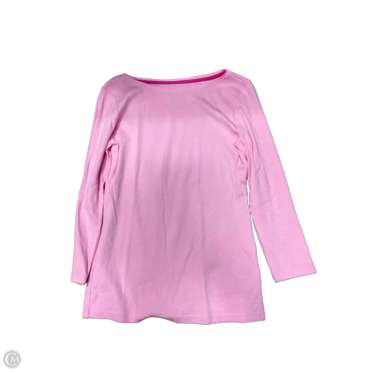 Top Long Sleeve By Talbots In Pink, Size: Xs