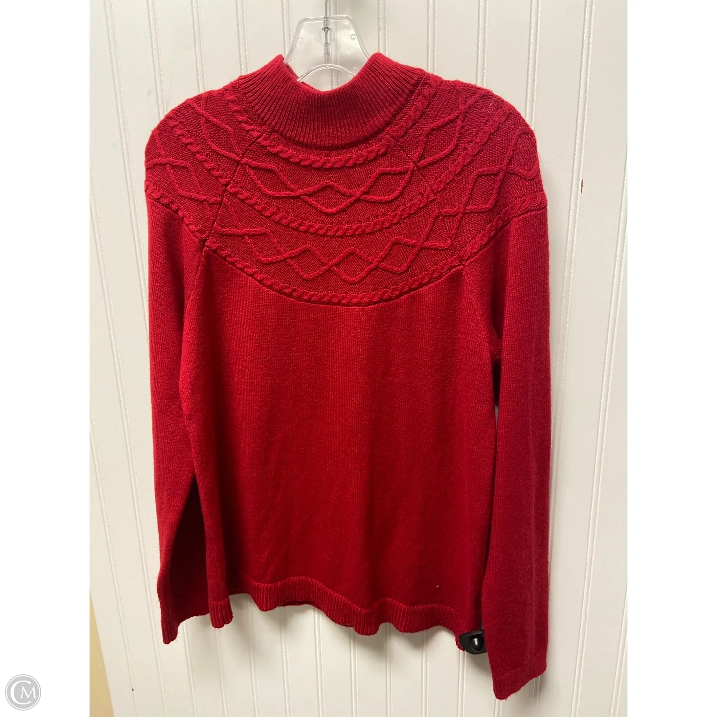 Sweater By Talbots In Red, Size: S