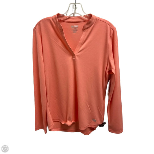 Athletic Top Long Sleeve Crewneck By Reel Legends In Pink, Size: M