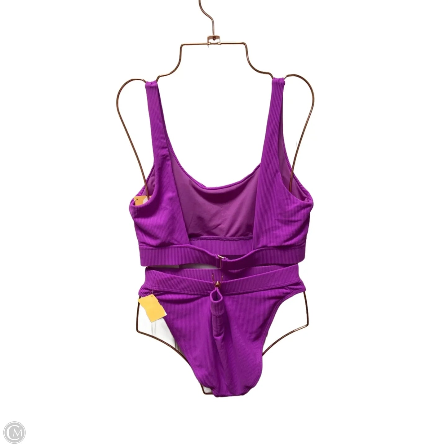 Swimsuit 2pc By Clothes Mentor In Purple, Size: L