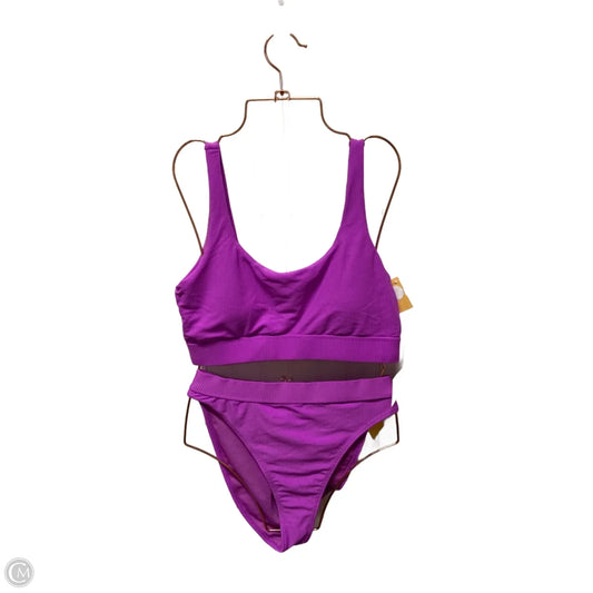 Swimsuit 2pc By Clothes Mentor In Purple, Size: Xl