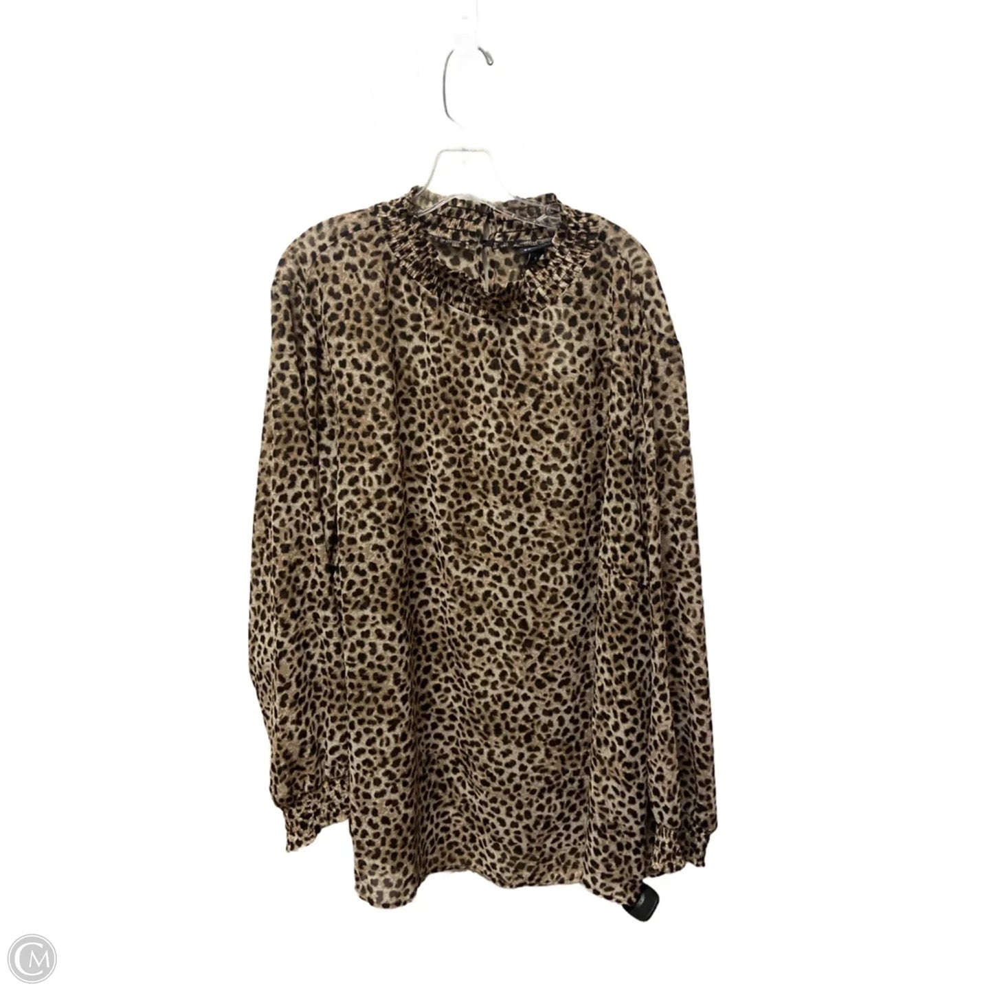 Top Long Sleeve By Torrid In Animal Print, Size: 5