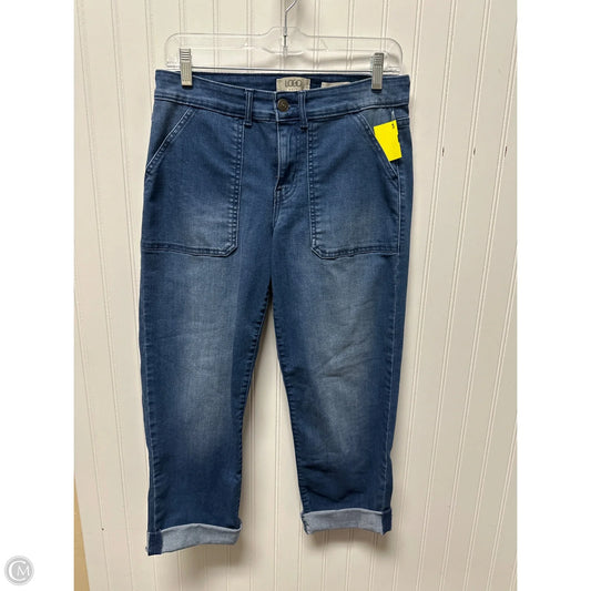 Jeans Boyfriend By Logo In Blue, Size: 4