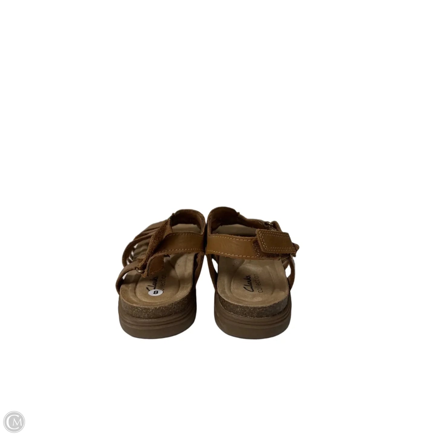 Sandals Flip Flops By Clarks In Camouflage Print, Size: 8