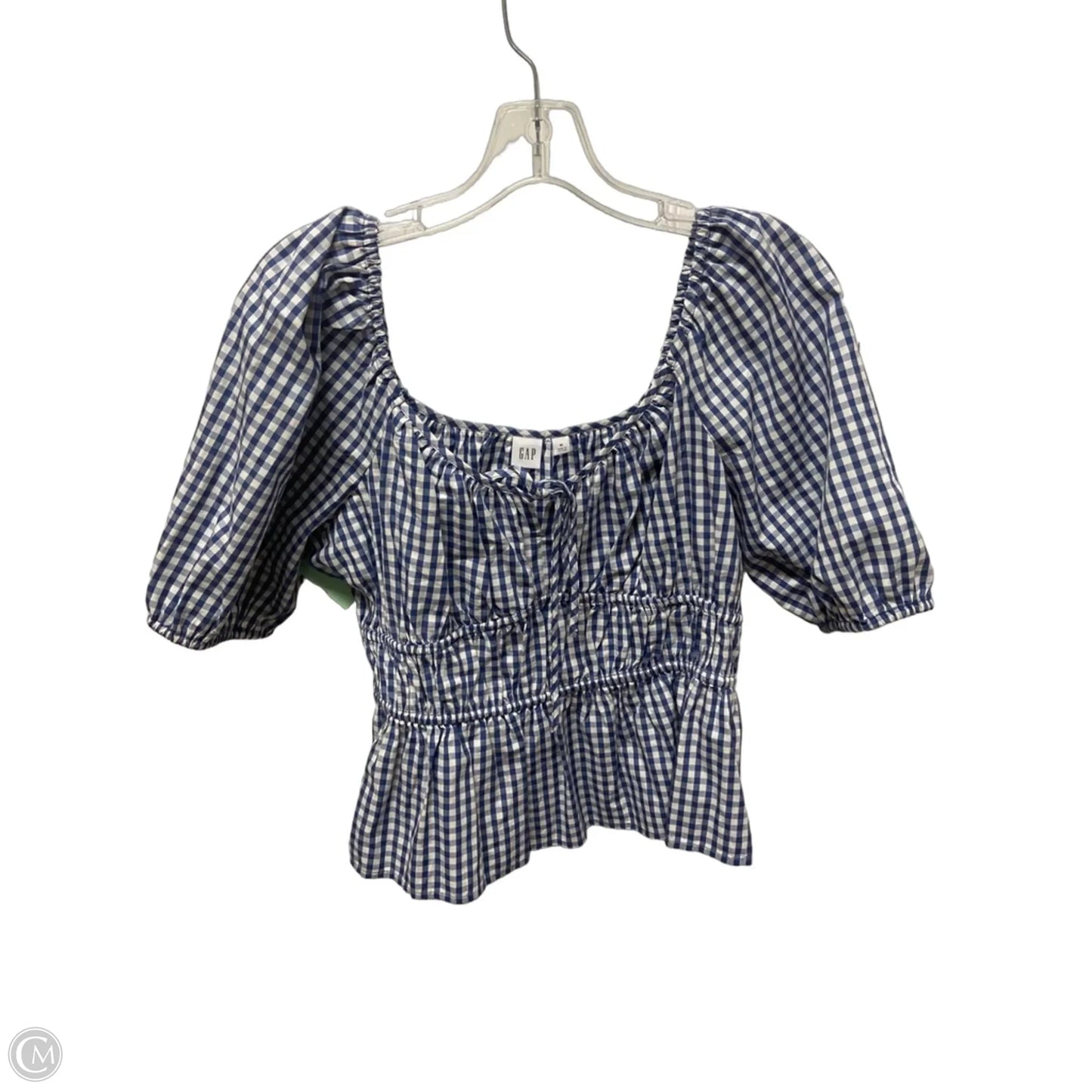 Top Short Sleeve By Gap In Blue, Size: L
