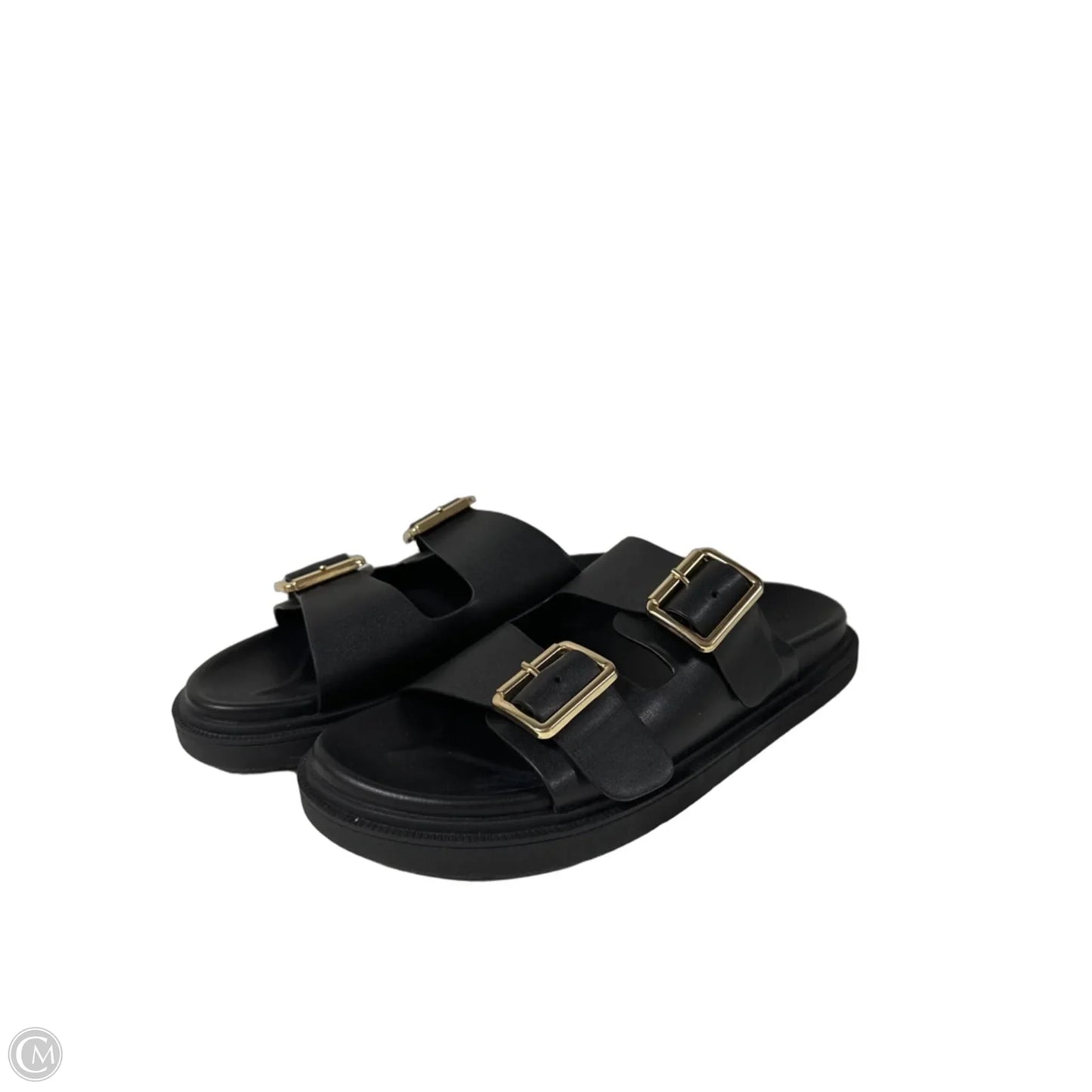 Sandals Flats By Banana Republic In Black, Size: 9
