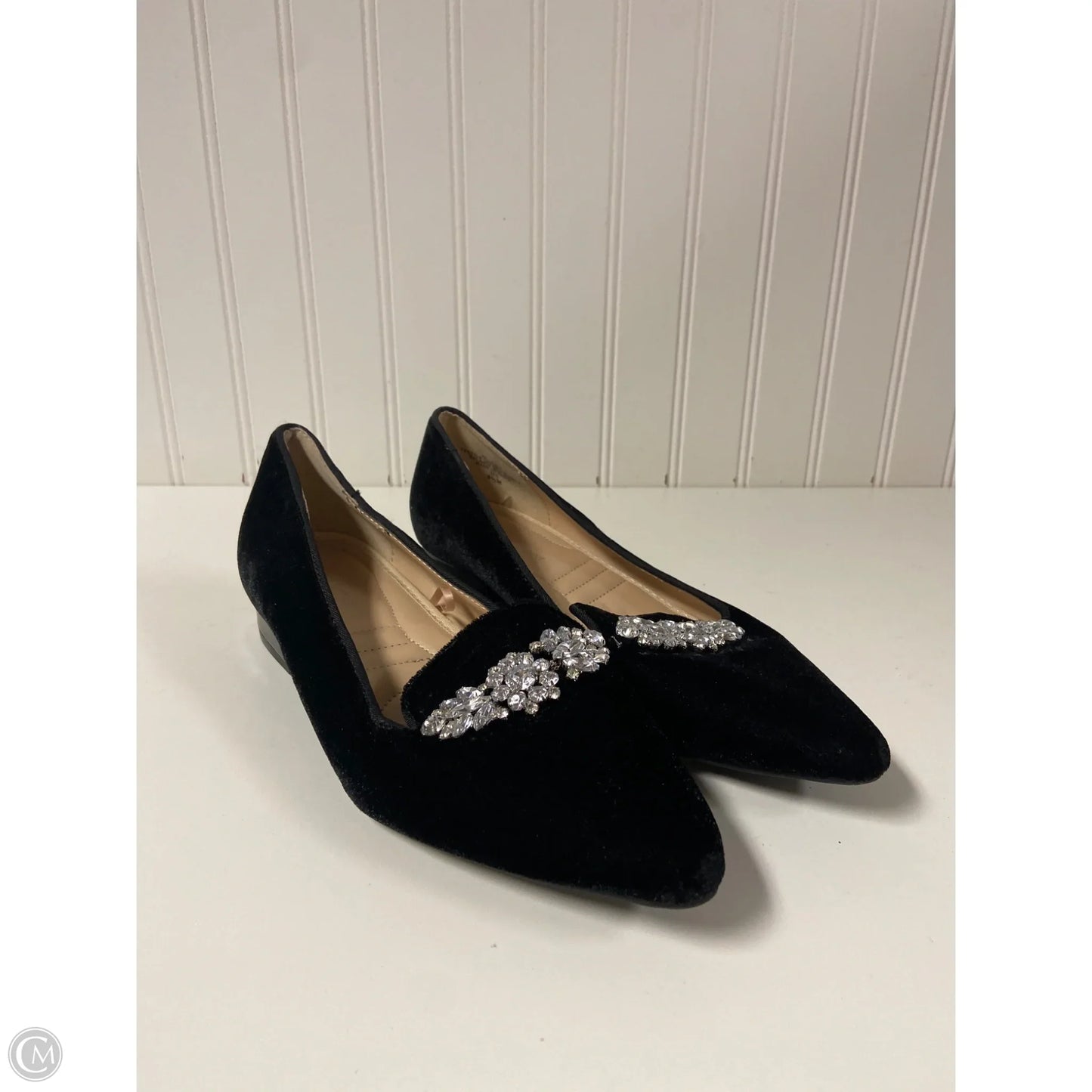 Shoes Heels Wedge By Adrienne Vittadini In Black, Size: 8.5