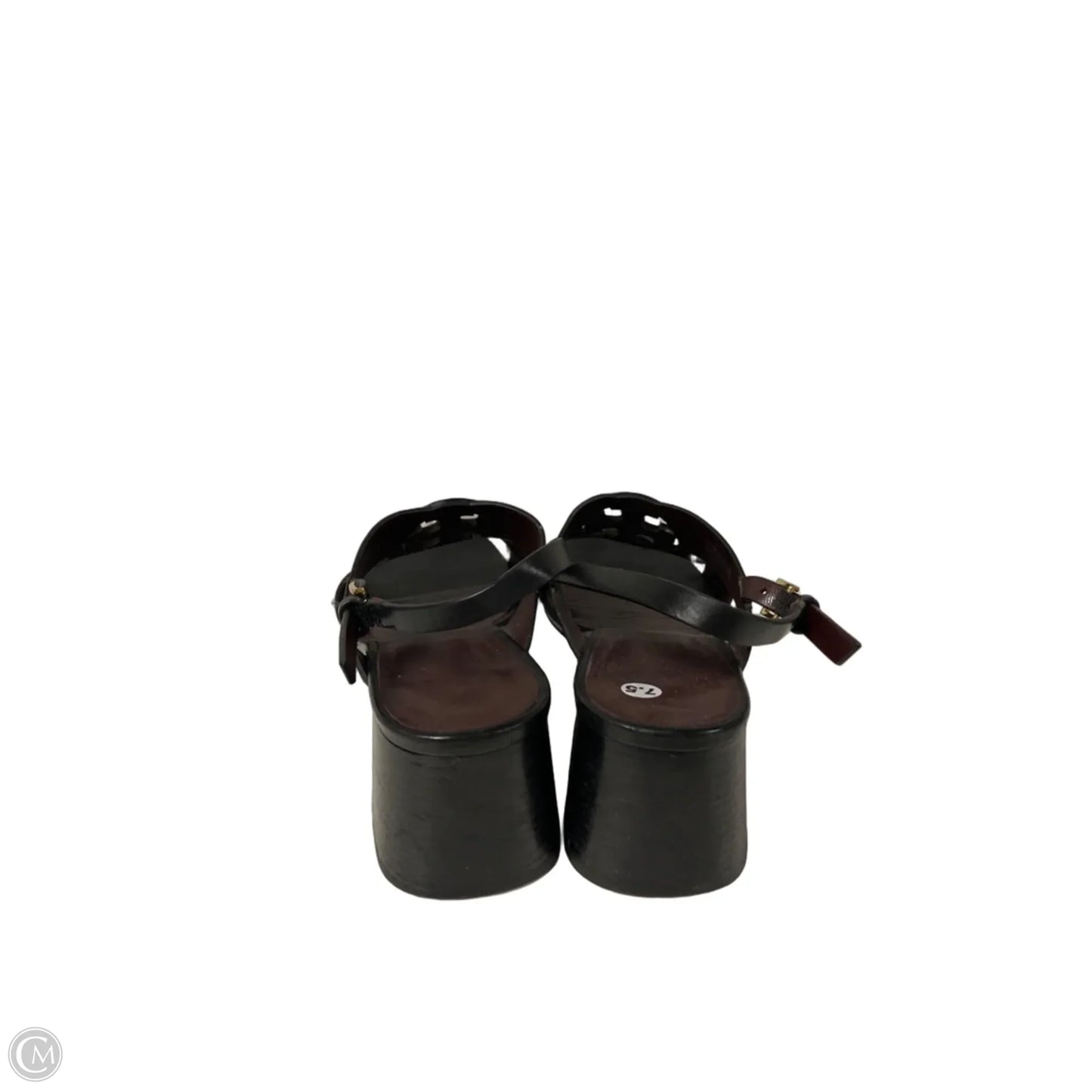 Sandals Designer By Tory Burch In Black, Size: 7.5