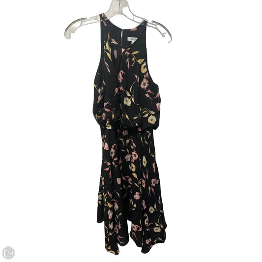 Dress Casual Midi By White House Black Market In Black, Size: Xs