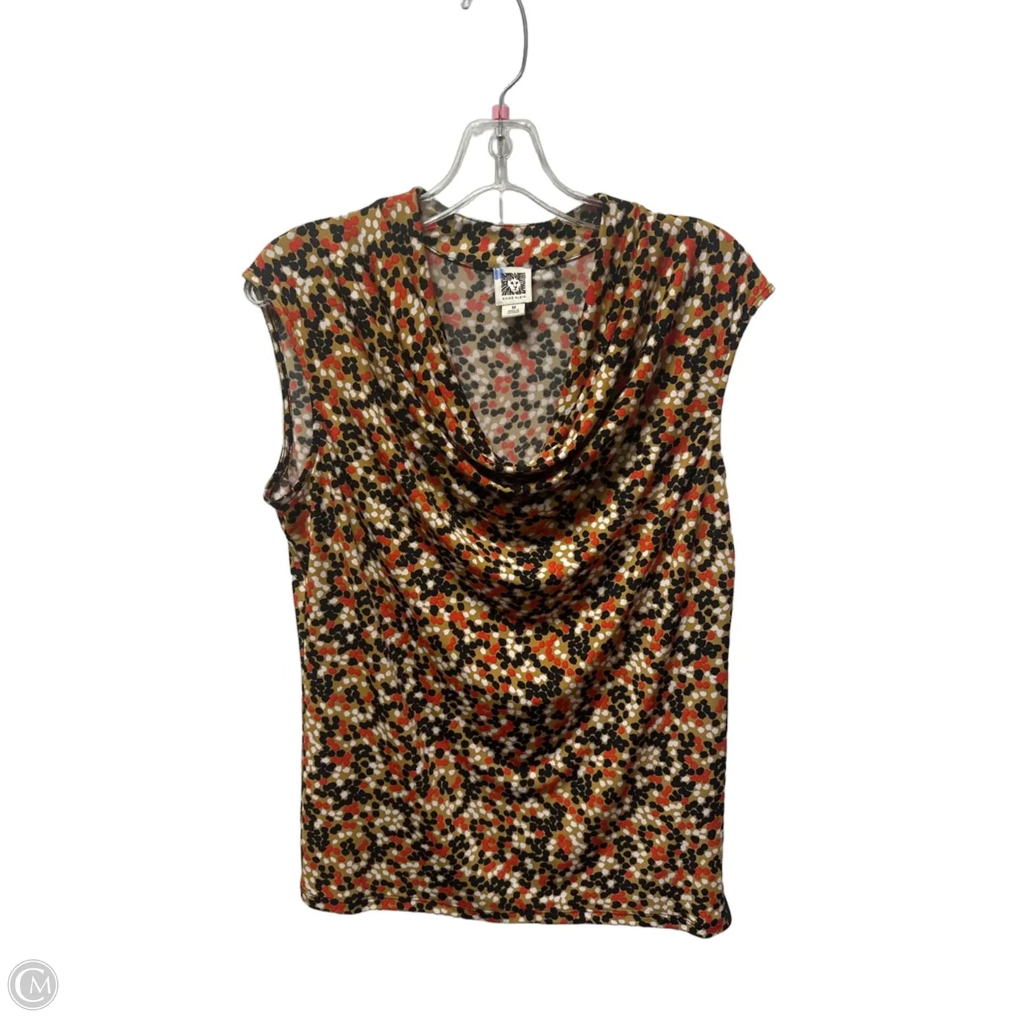 Top Sleeveless By Anne Klein In Brown, Size: M