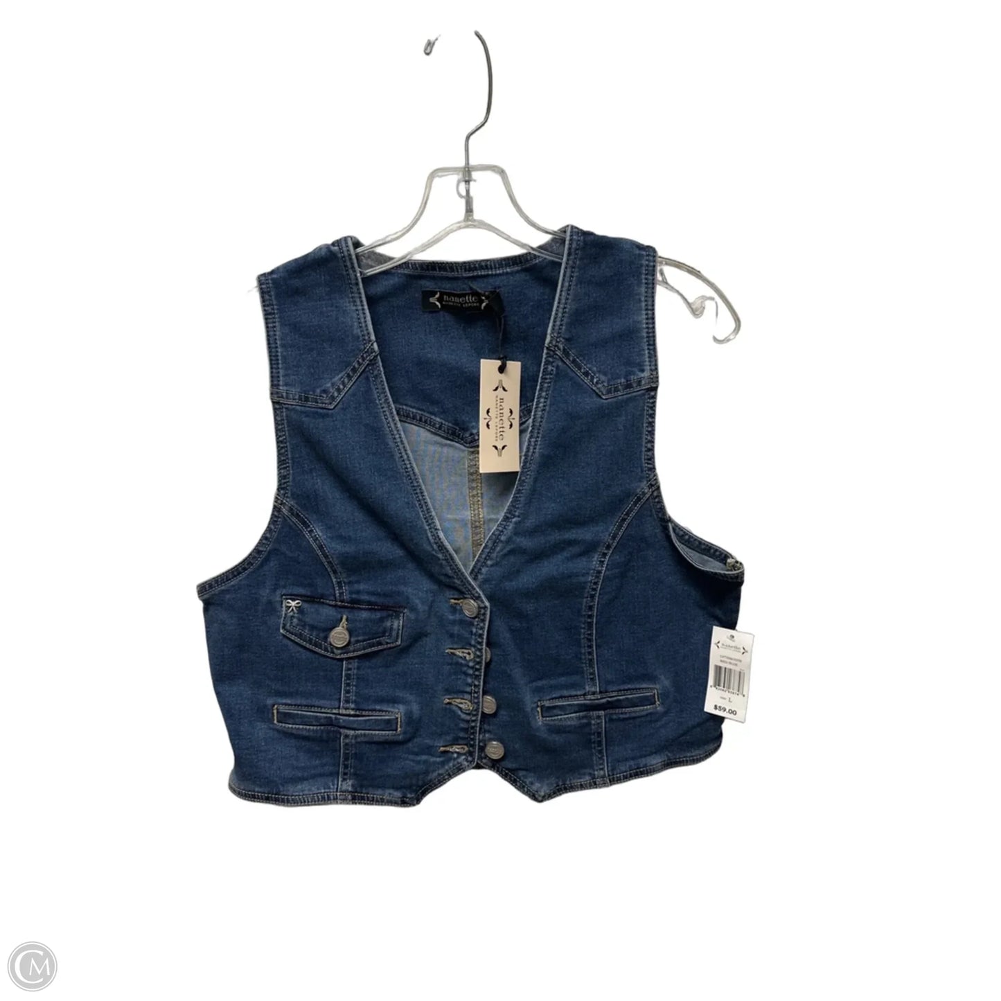 Top Sleeveless By Nanette By Nanette Lepore In Blue, Size: L