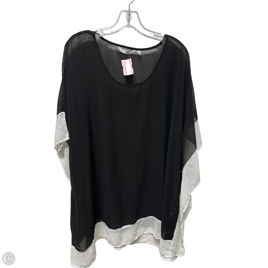 Shawl By Clothes Mentor In Black, Size: L