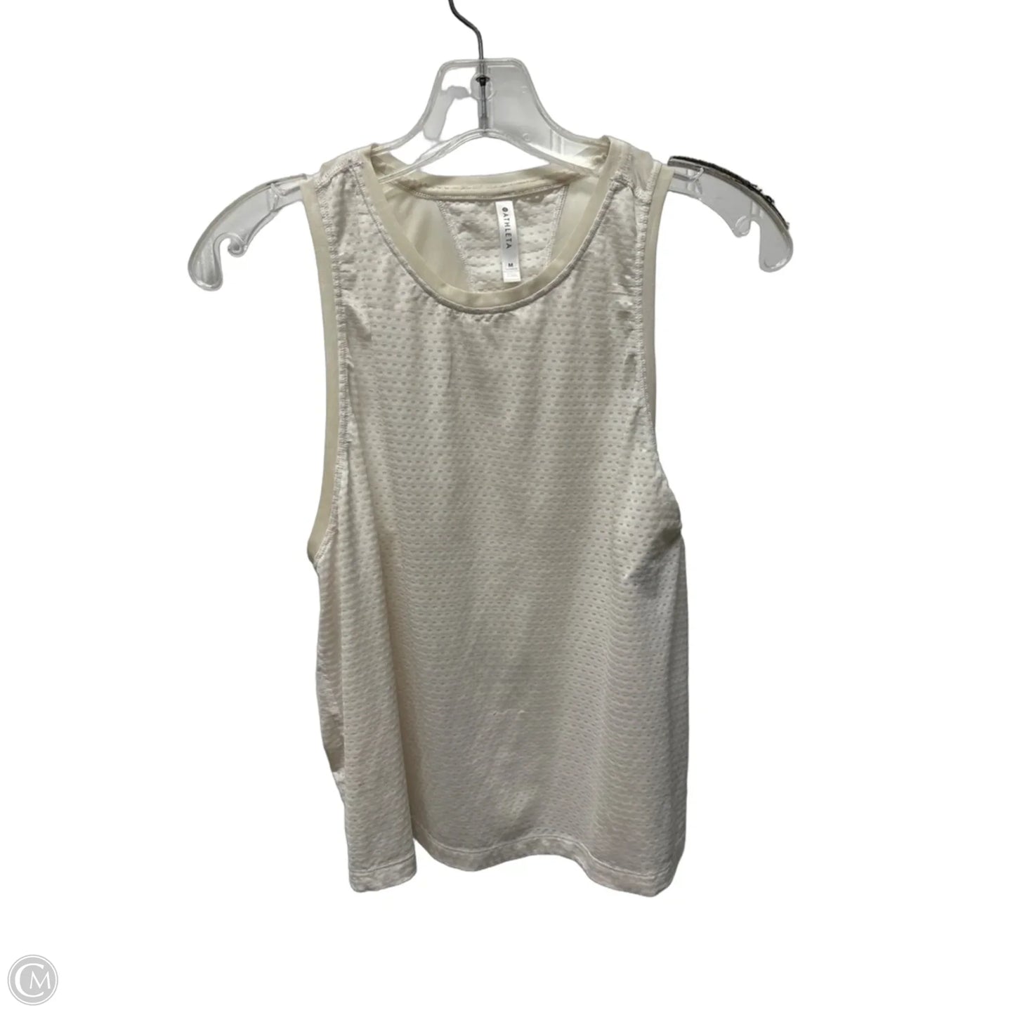 Athletic Tank Top By Athleta In White, Size: M