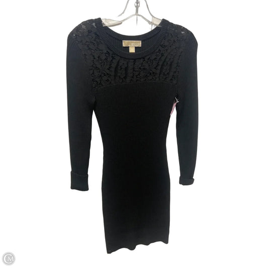 Dress Casual Midi By Michael By Michael Kors In Black, Size: M