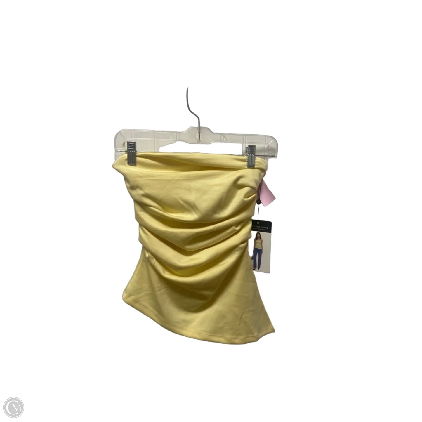 Top Sleeveless By Clothes Mentor In Yellow, Size: Xs