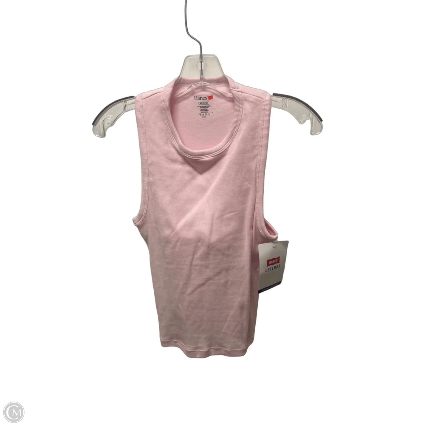 Top Sleeveless By Hanes In Pink, Size: Xs