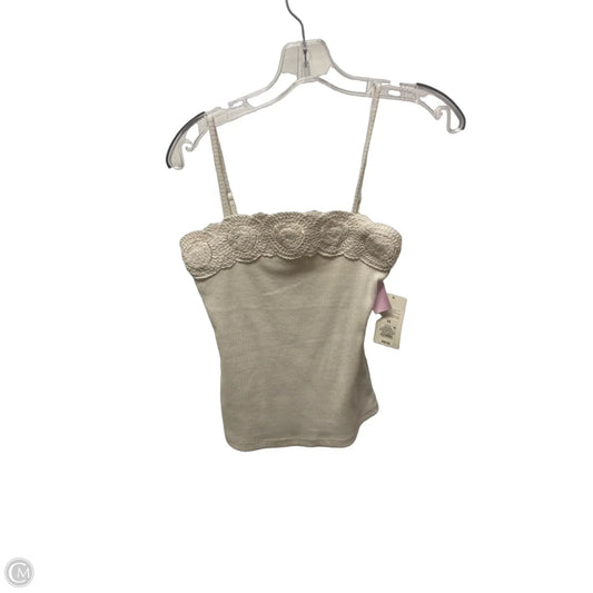Top Sleeveless By A New Day In Taupe, Size: Xs