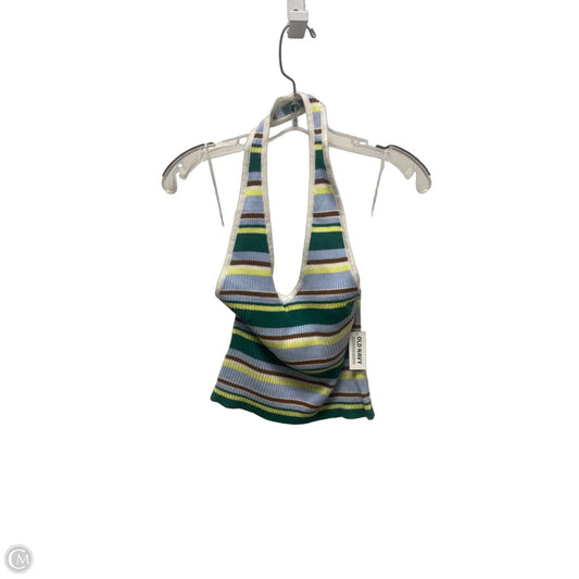 Top Sleeveless By Old Navy In Striped Pattern, Size: S