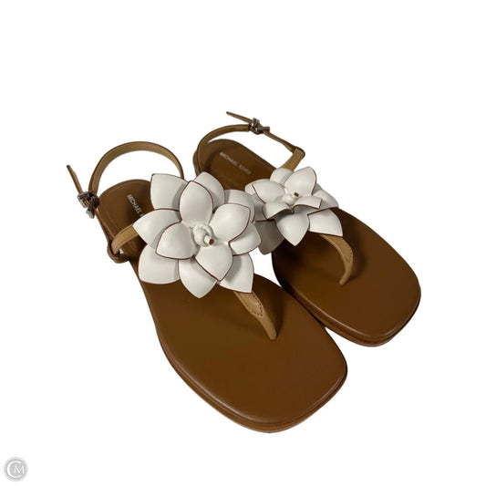 Sandals Designer By Michael Kors In Brown, Size: 6.5