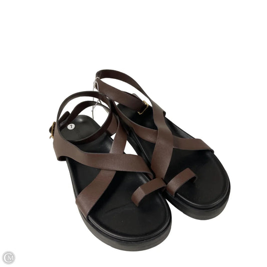 Sandals Flats By Old Navy In Brown, Size: 7