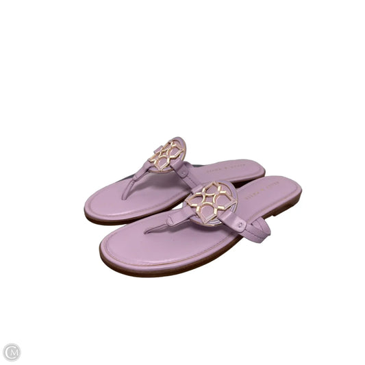 Sandals Flip Flops By Kelly And Katie In Purple, Size: 11