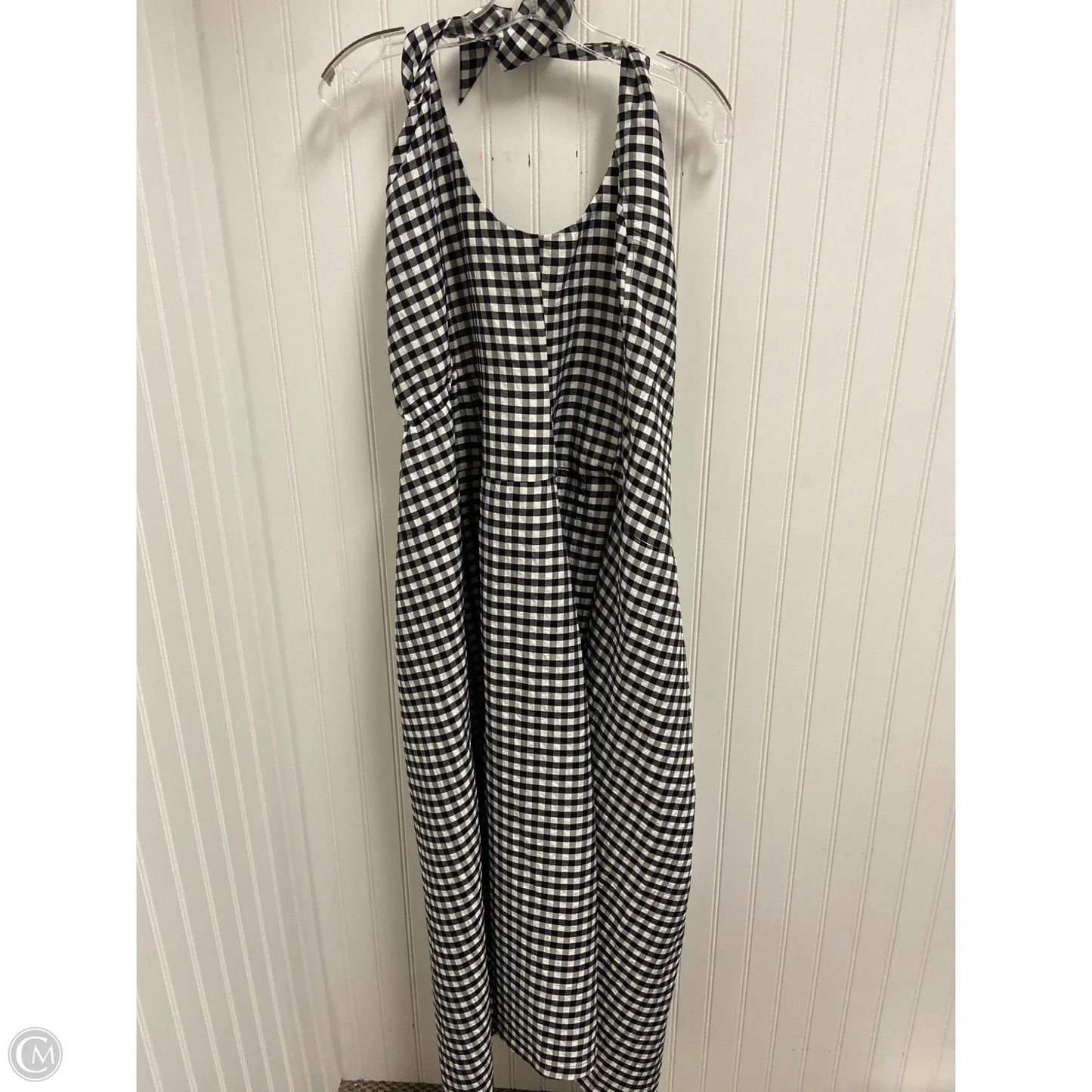 Dress Casual Midi By Anthropologie In Black & White, Size: 1x