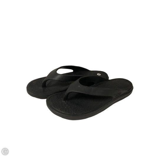 Sandals Flip Flops By Totes In Black, Size: 8